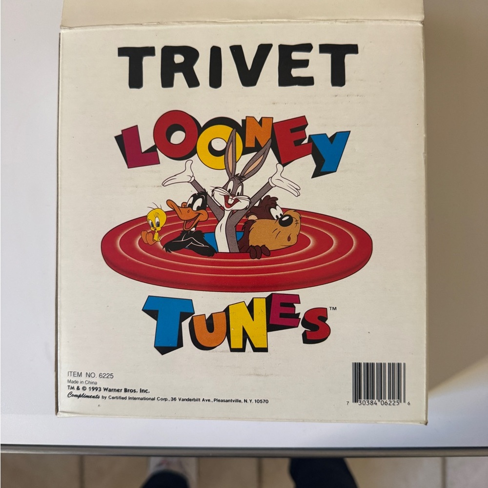 Vintage 1993 Rare Tweety Bird Hot Plate Spoon Rest Looney Tunes Collectible - Picture 4 of 4
